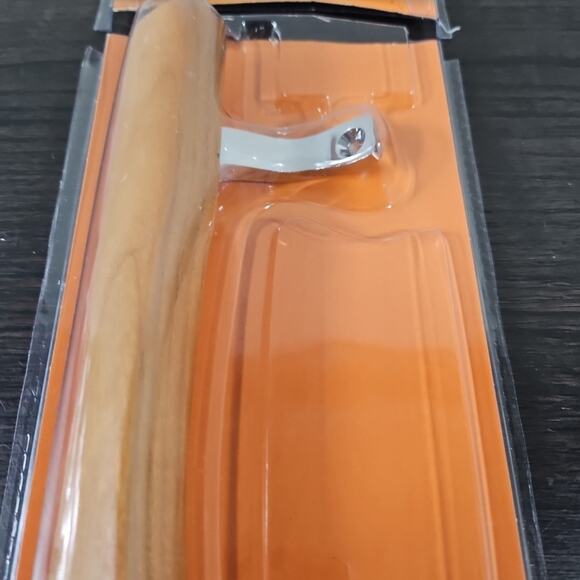 Wood Sliding Patio Door Pull Handle With Chrome Mounting Brackets Durable Design - Picture 4 of 8